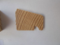 Preview: Holz-Wetterschenkel, Ausladung 37 mm, Höhe 30 mm, H6